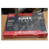 Sunex 2637 1/2" Drive 20 Piece Impact Hex Driver Master Set - SAE/Metric
