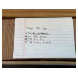 1991 Topps Baseball Near Complete Set - noted missing 3 commons