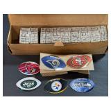 HUGE BOX Vending Packed 2009 NFL Team Logo Prismatic Stickers