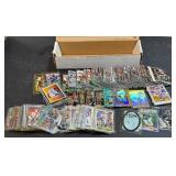 HUGE Cool Box of Football Rookies, Stars, Semi Stars, Die Cut, and Insert Cards