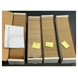 (4) Boxes 1988 Topps Baseball - 1 partial set and 3 boxes of collated commons