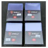 (4) Packs of 25 New Shellz 35 pt Toploaders - NEW! 100 Total