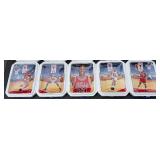 Michael Jordan Limited Edition 5 Plate Set by Bradford Exchange w/ COA and All Original Paperwork and Packaging - Basketball