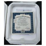 Michael Jordan Limited Edition 5 Plate Set by Bradford Exchange w/ COA and All Original Paperwork and Packaging - Basketball