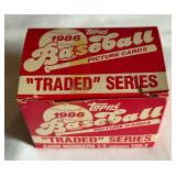 1986 Topps Traded Baseball Cards - incomplete set, missing big RCs