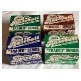 1987, 1988, 1990, 1991 Topps Traded Baseball Card Sets