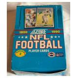 1990 Score NFL Football Series 2 Pack Box - 35 Card Packs (1 missing)