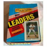 1987 Topps Major League Leaders Baseball 36 Pack Card Box