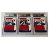 (3) 2002 Donruss Big League Challenge Materials Luis Gonzalex and (2) Richie Sexton Baseball Cards