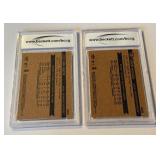 (2) BCCG Graded 10 Gem Mint Slabs - 2001 Fleer Ben Sheets and Jason Michaels