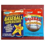 (2) Small 1980s Baseball Card Sets
