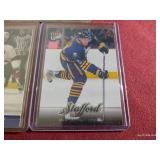 (3) UND Alum Hockey Cards - #d Mike Commodore /100
