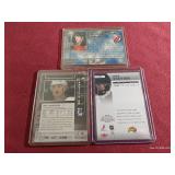 (3) UND Alum Hockey Cards - #d Mike Commodore /100