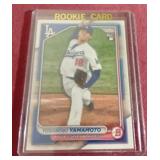 (2) 2024 Yoshinobu Yamamoto Rookie Cards