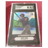 2021 Bowman Chrome Josh Jung Prospect Refractor - SGC 8.5