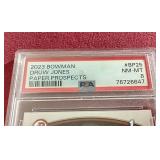 2023 Bowman Druw Jones 1st Bowman - PSA 8