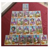 1976 Topps Minnesota Vikings Cards - Includes Tarkenton, Etc