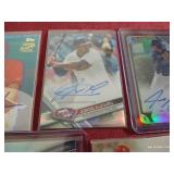 (5) Baseball Autographed Cards