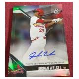 2021 Bowman Platinum Jordan Walker Autograph Prospect Card