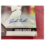 2021 Bowman Platinum Jordan Walker Autograph Prospect Card