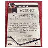2021 Bowman Platinum Jordan Walker Autograph Prospect Card