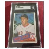 1985 Topps Roger Clemens Rookie - SGC 8
