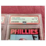 (2) PSA Graded 1986 Topps Cards - Daulton & Coleman