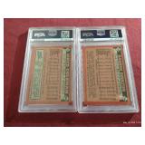 (2) PSA Graded 1986 Topps Cards - Daulton & Coleman
