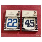 (2) Numbered Medallion Cards - Kershaw & Cole