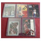(5) Michael Jordan Cards