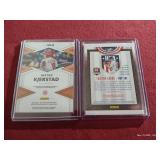 (2) Baseball Jersey Prospect Cards
