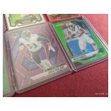 (9) Football Prizm Cards - Shimmer, Etc