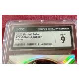 2020 Select Antonio Gibson Silver Prizm Rookie - CGC 9