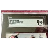 2022 Bowman James Wood 1st Bowman - SGC 9