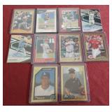(10) Numbered or Autographed Baseball Cards