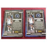 (2) 2024-25 Mosaic Anthony Edwards Jam Masters Cards - (1) #d/149!