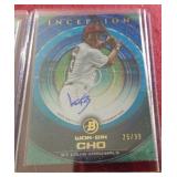 (2) Won-Bin Cho Bowman Inception Prospect Cards - #d Autograph