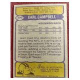 1979 Topps Earl Campbell Rookie Card - Nice!