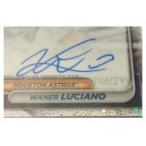 2024 Bowman Chrome Waner Luciano 1st Bowman - #d/299
