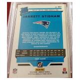 2019 Donruss Jarrett Stidham Bronze Auto Rookie Card - PSA 8