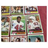 (20) 1981 Topps Football Cards