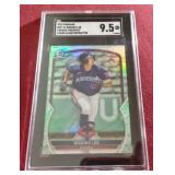 2023 Bowman Brooks Lee Lunar Glow Refractor Prospect Card - SGC 9.5