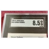 1990-91 Upper Deck Sergei Fedorov Young Guns Rookie Card - SGC 8.5