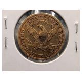 1885 Liberty Head $5 Gold Coin