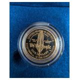 1987 United States Constitution Coins Proof Set With Silver Dollar & Gold Five Dollar