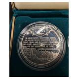 $5 Dollar Gold And Silver Dollar 1995 Civil War Battlefield Commemorative Coins Proof Set With Box & Coa