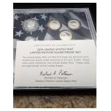 2014 United States Mint Limited Edition Silver Proof Set With Coa