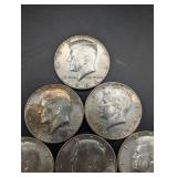 1964 Kennedy Half Dollars (Lot of 6)