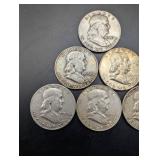 Franklin Half Dollars (Lot of 6)