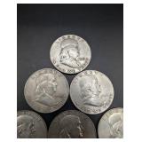 Franklin Half Dollars (Lot of 6)